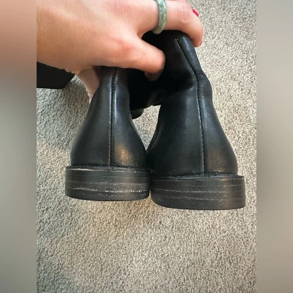 Frye Paige Tall Riding Boot Black Double Panels Womens Size 8 B - Picture 5 of 7